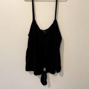 Lulus Black Tie Tank Top